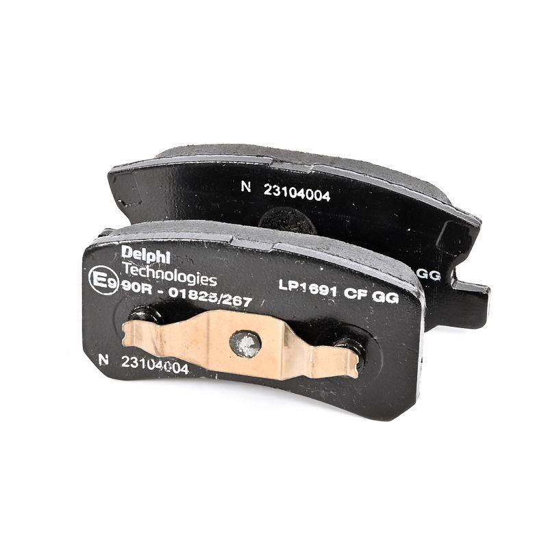 Kit de plaquettes de frein, frein à disque DELPHI LP1691