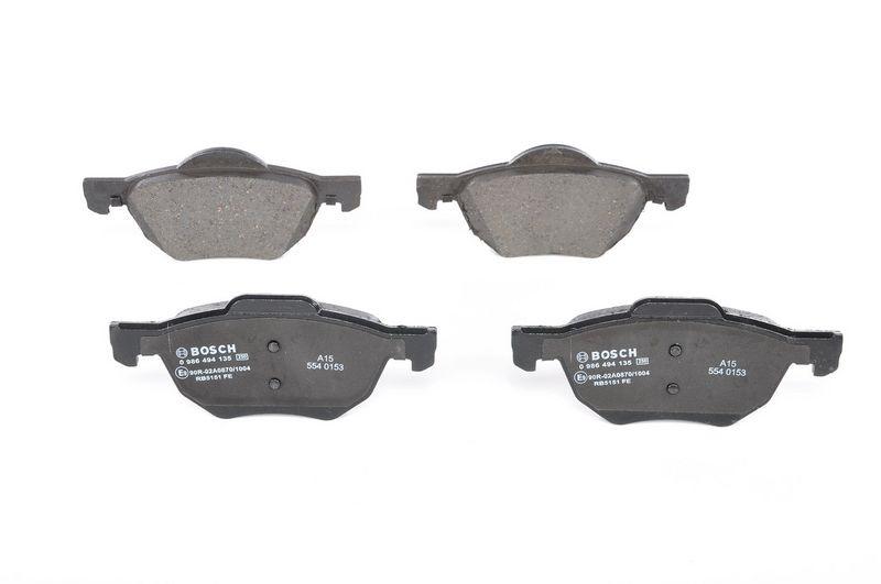 Kit de plaquettes de frein, frein à disque BOSCH 0986494135