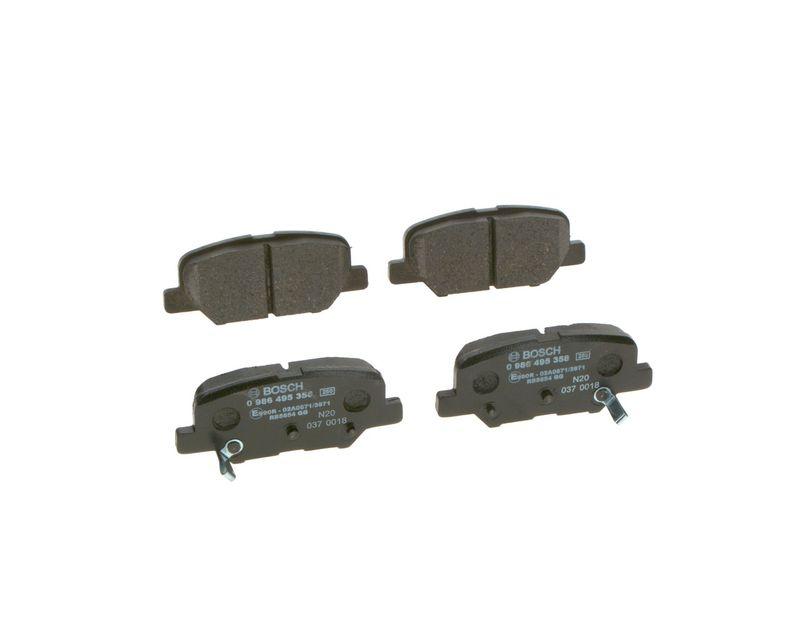 Kit de plaquettes de frein, frein à disque BOSCH 0 986 495 358