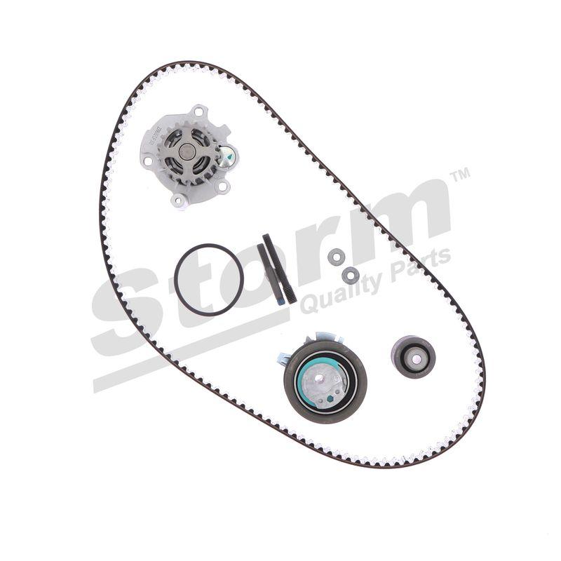 Pompe à eau + kit de courroie crantée STORM QUALITY PARTS 5550584KP