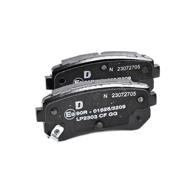 Kit de plaquettes de frein, frein à disque DELPHI LP2303