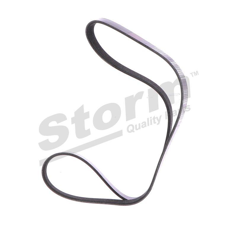 Courroie trapézoïdale à nervures STORM QUALITY PARTS STO6PK1125