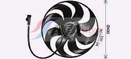 Ventilateur, refroidissement du moteur AVA QUALITY COOLING PE7559