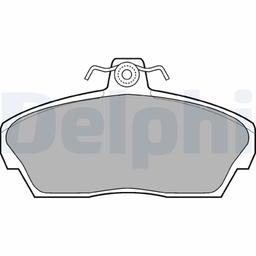 Kit de plaquettes de frein, frein à disque DELPHI LP911