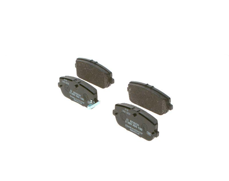 Kit de plaquettes de frein, frein à disque BOSCH 0 986 494 190
