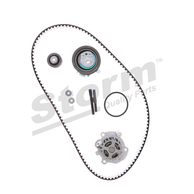 Pompe à eau + kit de courroie crantée STORM QUALITY PARTS 5550584KP