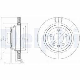Disque de frein DELPHI BG3894