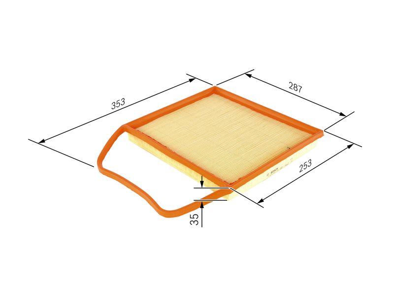 Filtre à air BOSCH F 026 400 148