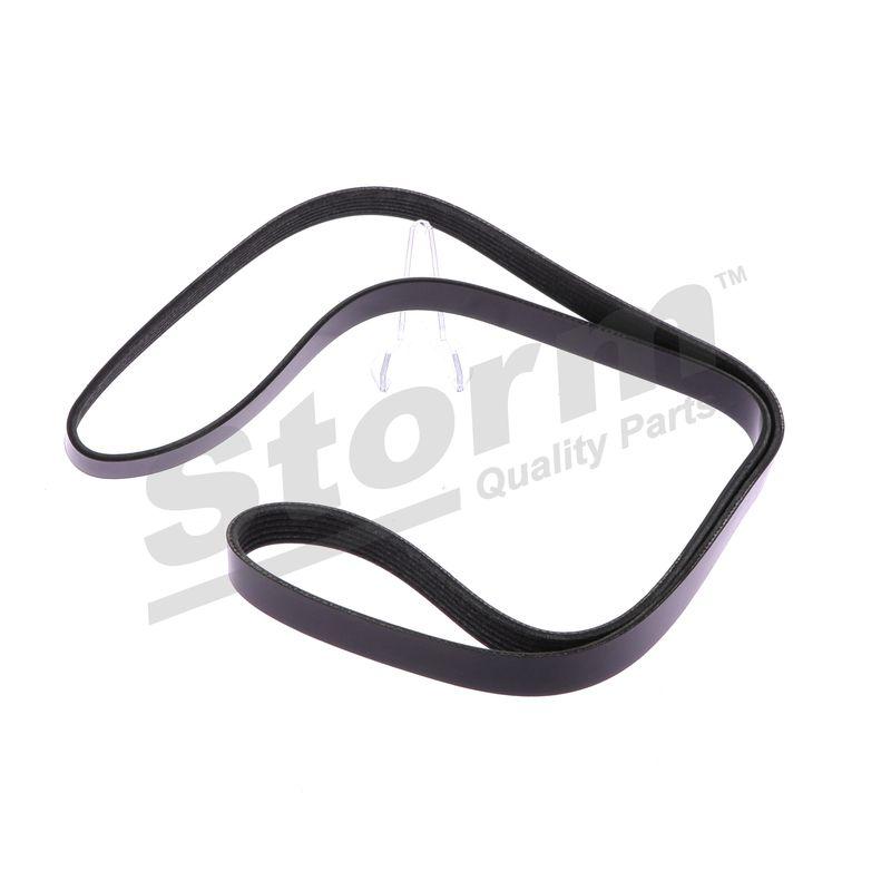 Courroie trapézoïdale à nervures STORM QUALITY PARTS STO6PK1613