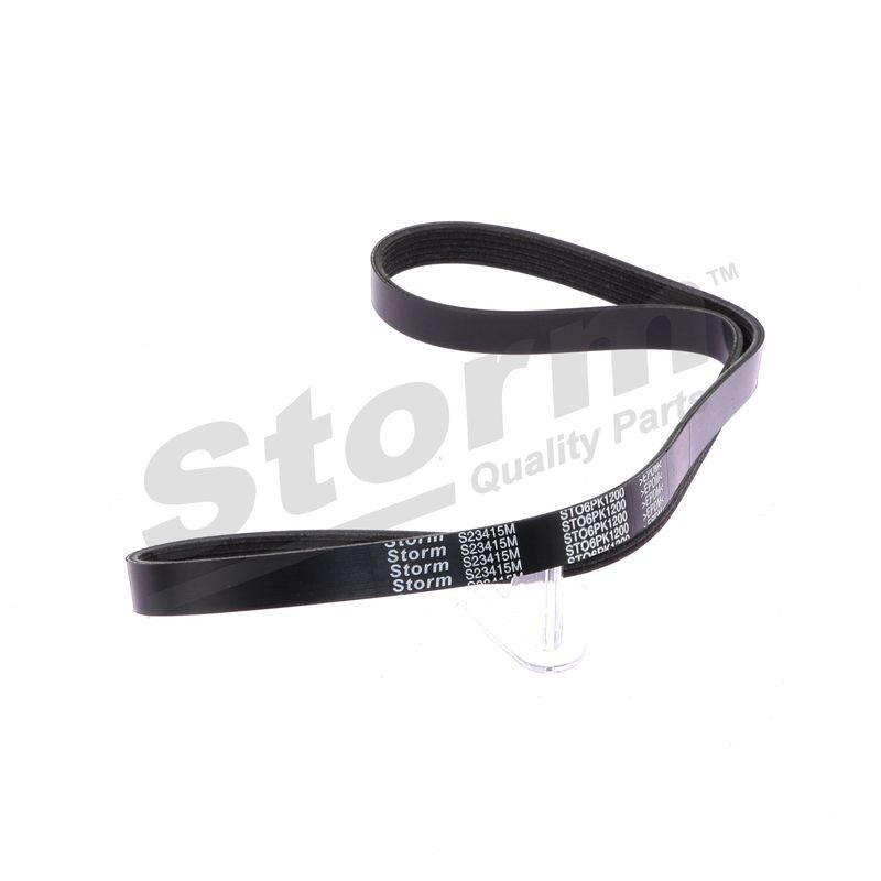 Courroie trapézoïdale à nervures STORM QUALITY PARTS STO6PK1200