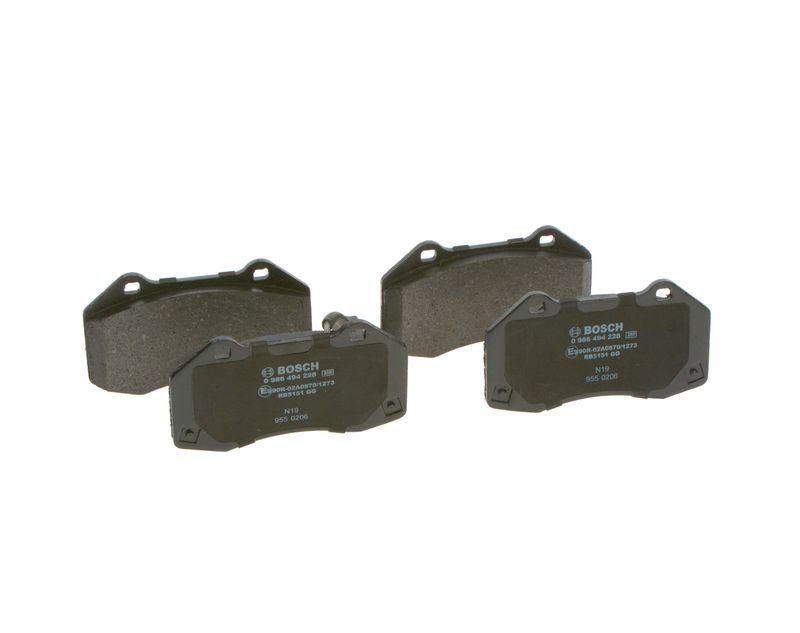 Kit de plaquettes de frein, frein à disque BOSCH 0 986 494 228