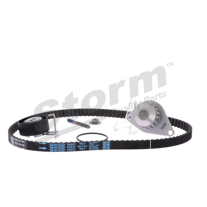 Pompe à eau + kit de courroie crantée STORM QUALITY PARTS 904464KP