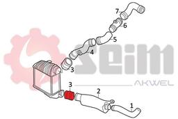 Gaine de suralimentation SEIM 981949