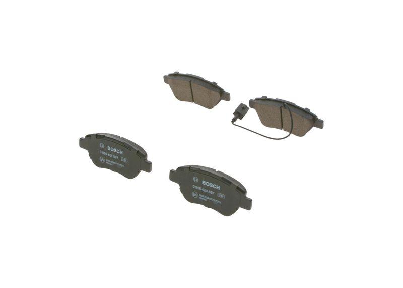Kit de plaquettes de frein, frein à disque BOSCH 0 986 424 597