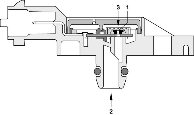 Capteur, pression des gaz échappement BOSCH 0 281 002 772