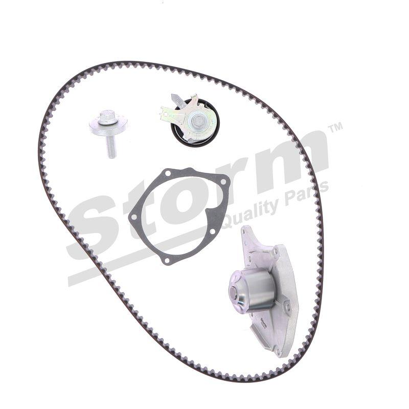 Pompe à eau + kit de courroie crantée STORM QUALITY PARTS 5550579KP