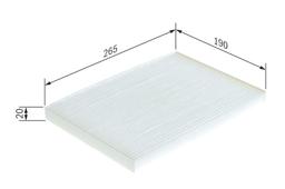Filtre, air de l'habitacle BOSCH 1987432238
