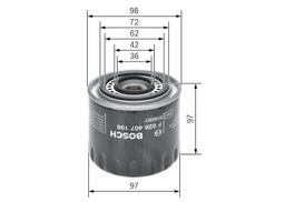 Filtre à huile BOSCH F026407106