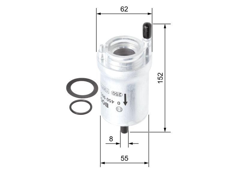 Filtre à carburant BOSCH 0 450 905 925