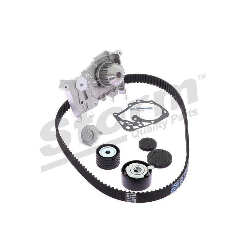 Pompe à eau + kit de courroie crantée STORM QUALITY PARTS 5550576KP