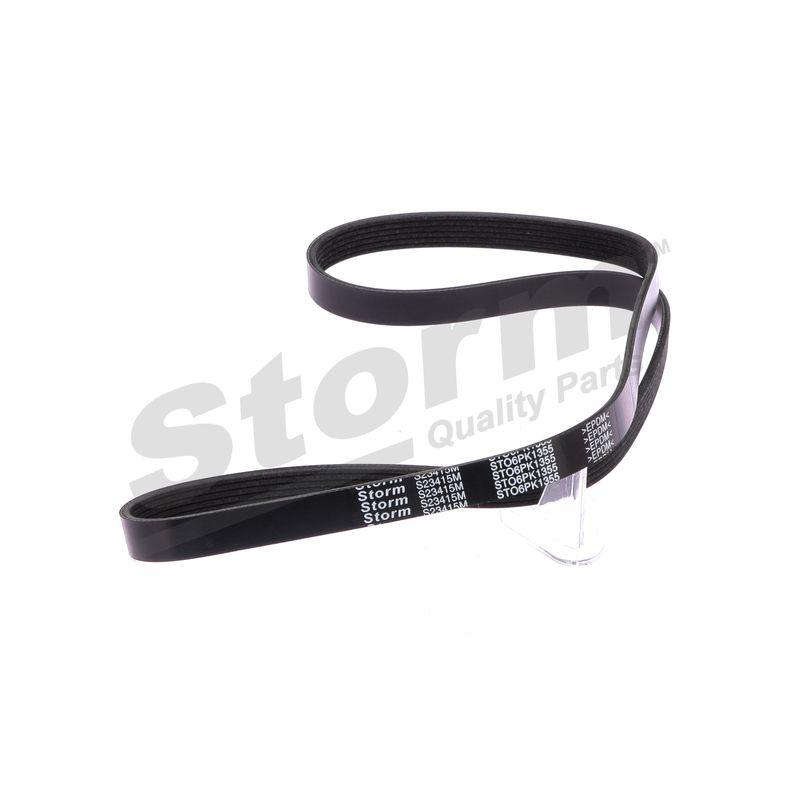 Courroie trapézoïdale à nervures STORM QUALITY PARTS STO6PK1355