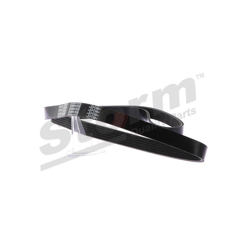 Courroie trapézoïdale à nervures STORM QUALITY PARTS STO6PK1513