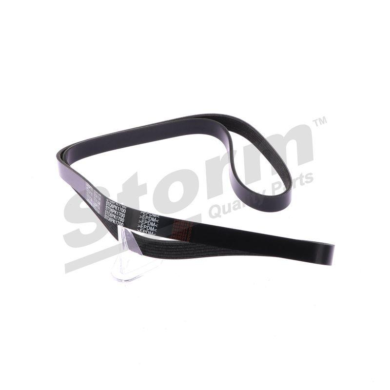 Courroie trapézoïdale à nervures STORM QUALITY PARTS STO6PK1700