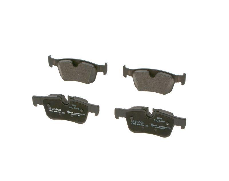 Kit de plaquettes de frein, frein à disque BOSCH 0 986 424 802