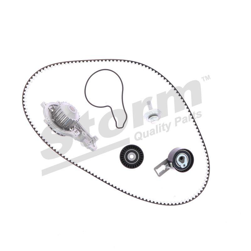 Pompe à eau + kit de courroie crantée STORM QUALITY PARTS 904546KP