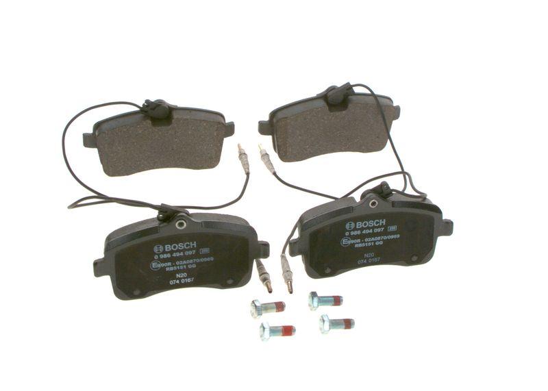 Kit de plaquettes de frein, frein à disque BOSCH 0 986 494 097