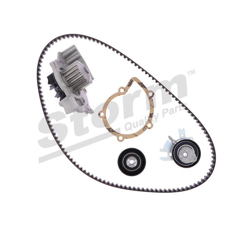 Pompe à eau + kit de courroie crantée STORM QUALITY PARTS 904595KP
