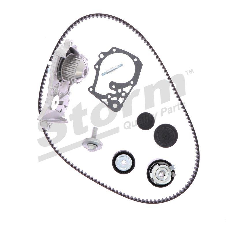 Pompe à eau + kit de courroie crantée STORM QUALITY PARTS 5550576KP
