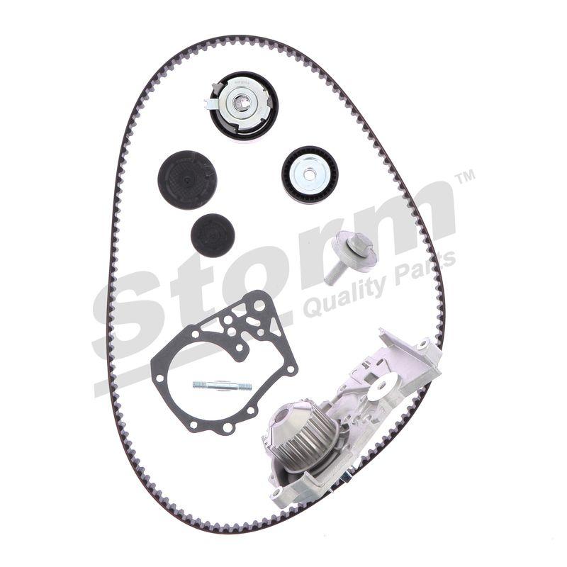 Pompe à eau + kit de courroie crantée STORM QUALITY PARTS 5550576KP