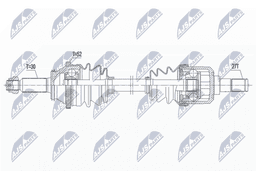 Arbre de transmission NTY NPW-HY-601