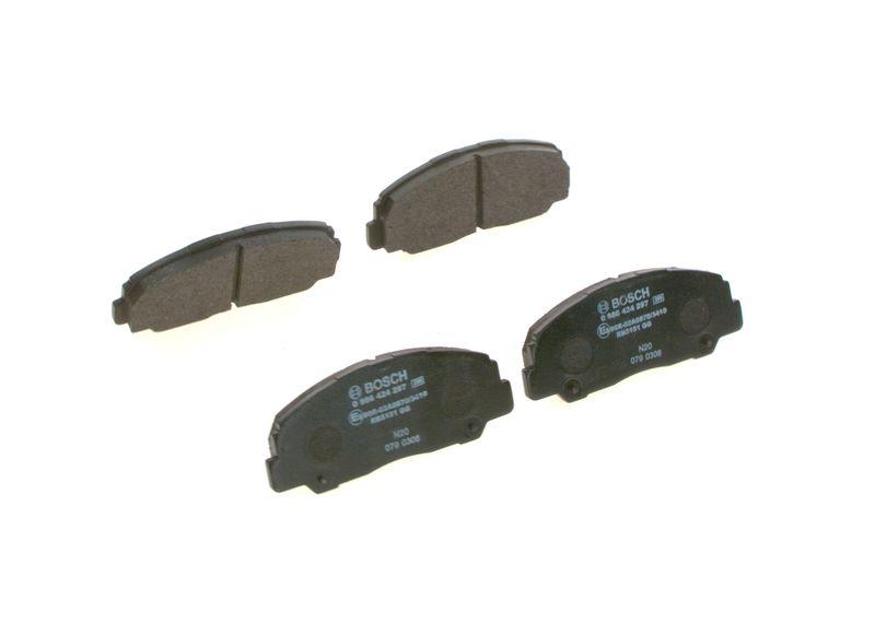 Kit de plaquettes de frein, frein à disque BOSCH 0 986 424 297