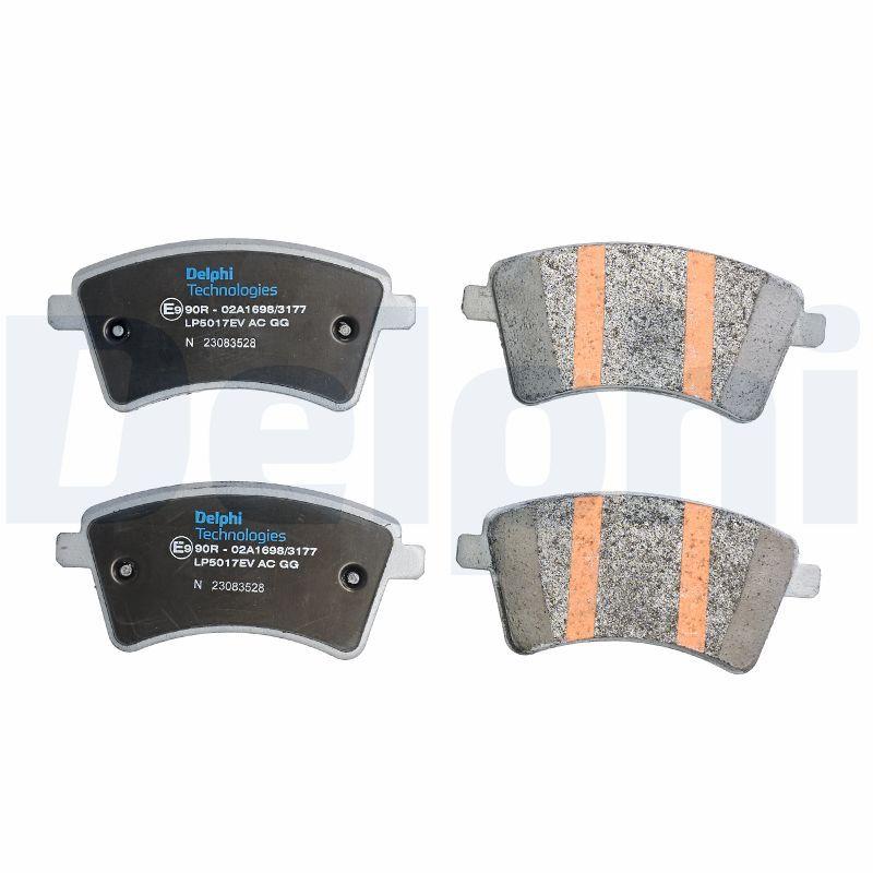 Kit de plaquettes de frein, frein à disque DELPHI LP5017EV