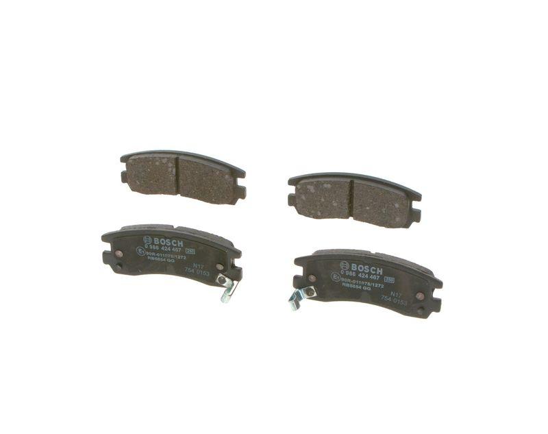 Kit de plaquettes de frein, frein à disque BOSCH 0 986 424 467