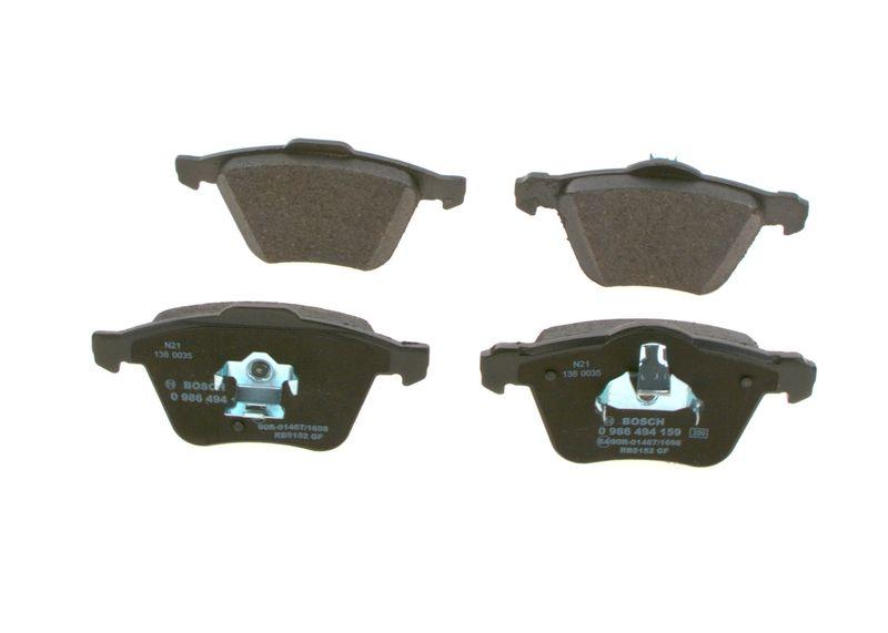 Kit de plaquettes de frein, frein à disque BOSCH 0 986 494 159