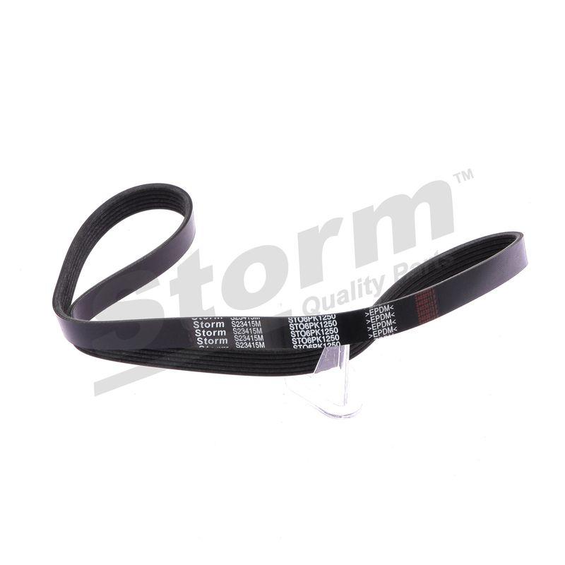 Courroie trapézoïdale à nervures STORM QUALITY PARTS STO6PK1250