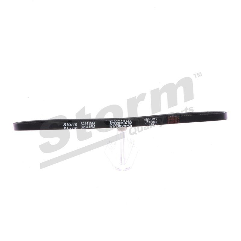 Courroie trapézoïdale à nervures STORM QUALITY PARTS STO3PK0750
