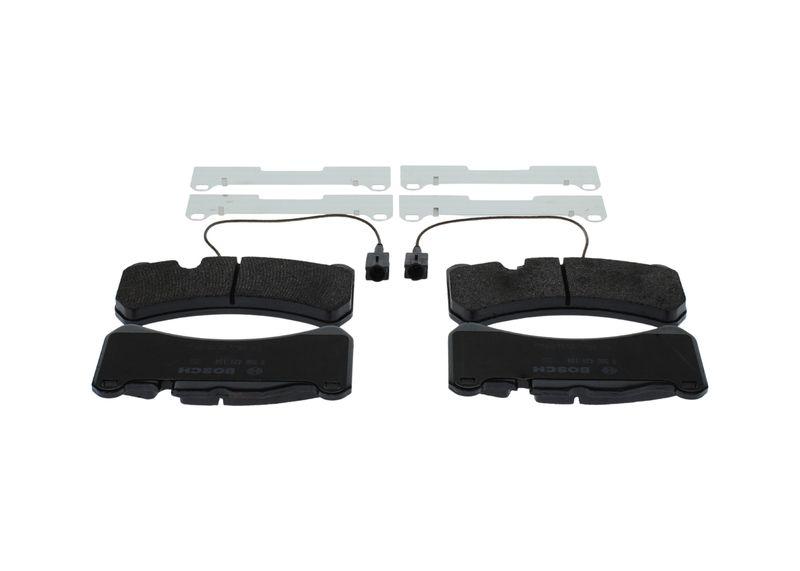 Kit de plaquettes de frein, frein à disque BOSCH 0 986 424 104