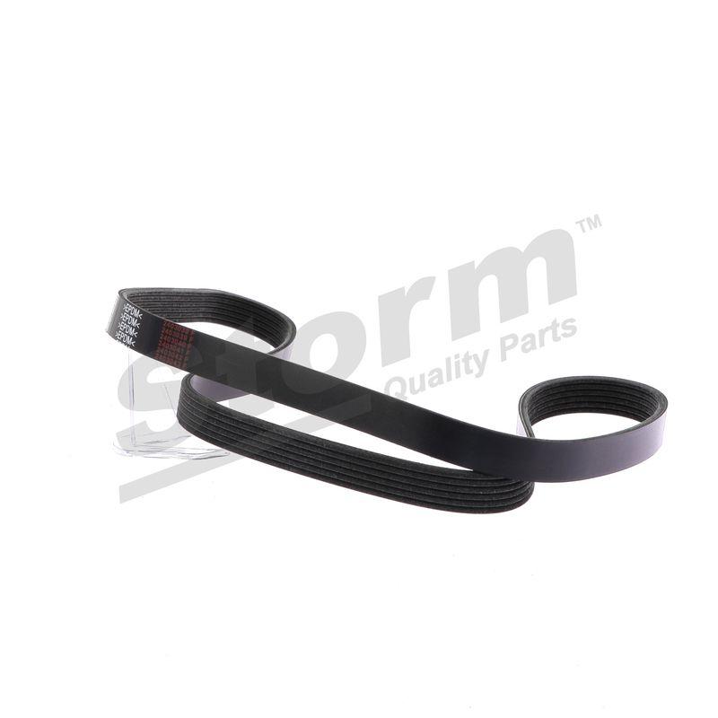 Courroie trapézoïdale à nervures STORM QUALITY PARTS STO6PK1355