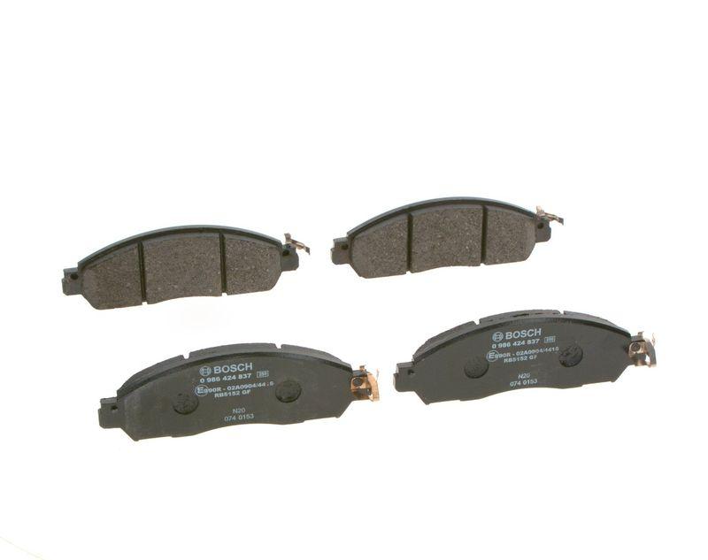 Kit de plaquettes de frein, frein à disque BOSCH 0 986 424 837