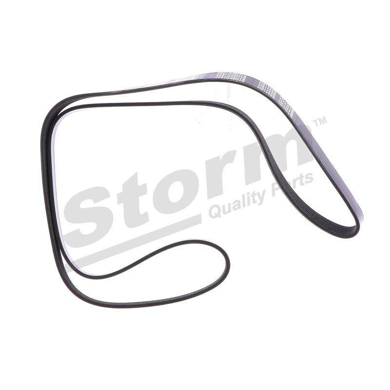 Courroie trapézoïdale à nervures STORM QUALITY PARTS STO6PK1638