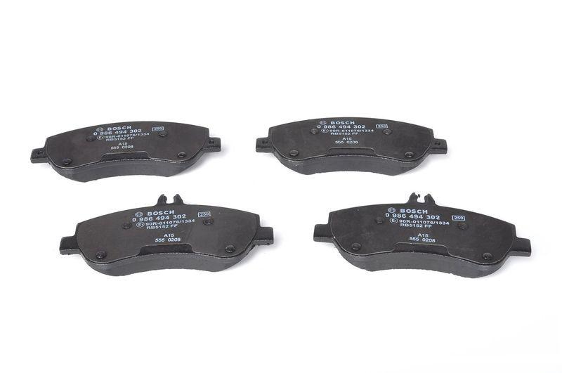 Kit de plaquettes de frein, frein à disque BOSCH 0 986 494 302
