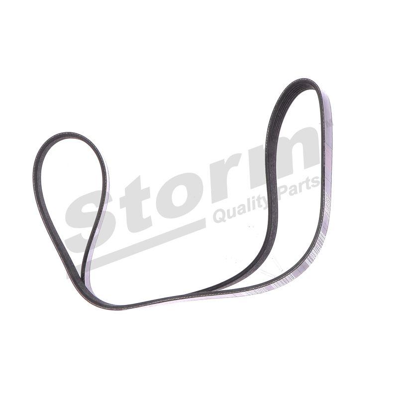 Courroie trapézoïdale à nervures STORM QUALITY PARTS STO6PK1125