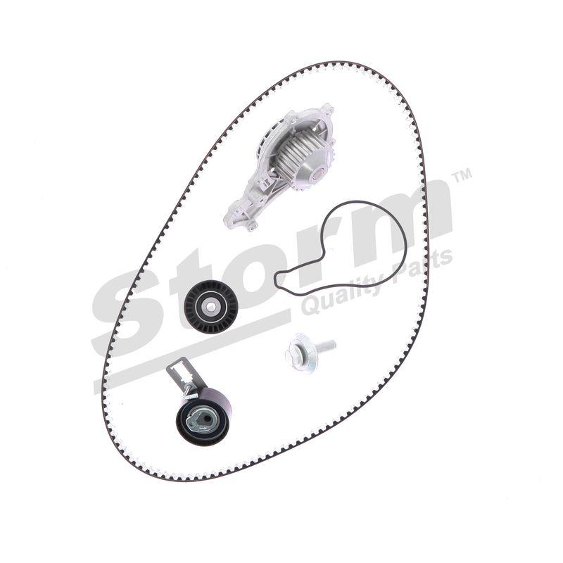 Pompe à eau + kit de courroie crantée STORM QUALITY PARTS 904546KP