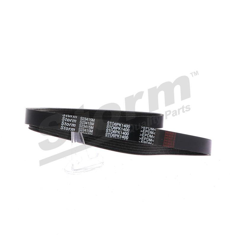 Courroie trapézoïdale à nervures STORM QUALITY PARTS STO6PK1400