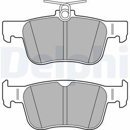 Kit de plaquettes de frein, frein à disque DELPHI LP3391