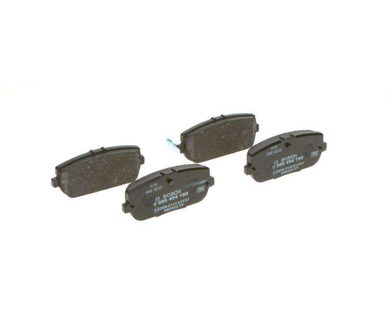 Kit de plaquettes de frein, frein à disque BOSCH 0 986 494 190